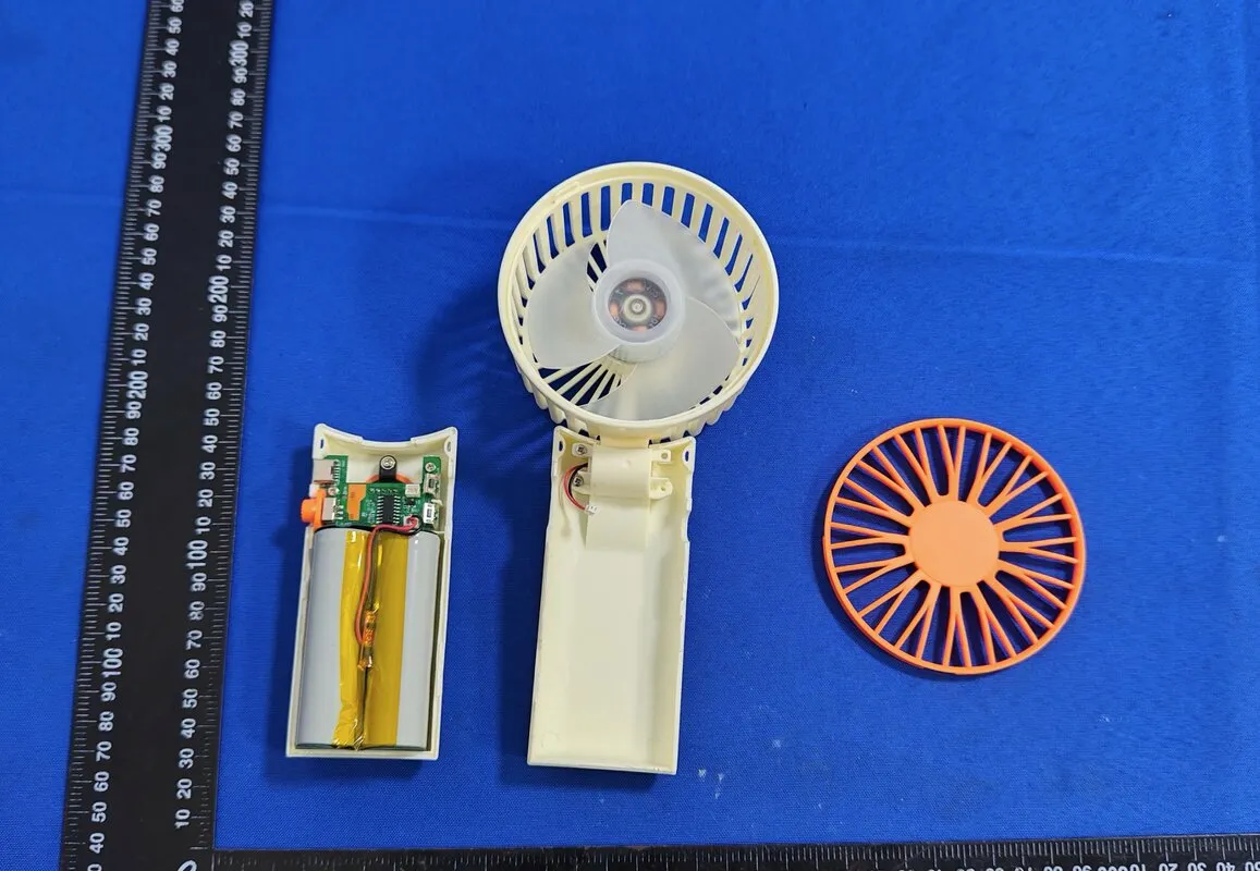 Portable fan assembly line at Shenzhen factory - automated production for desk and handheld fans