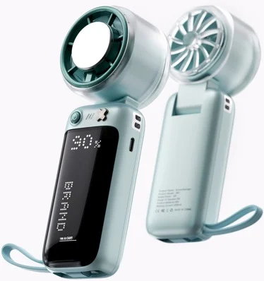 ZH-F2 Handheld Ice Cooling Fan - Detail View 1