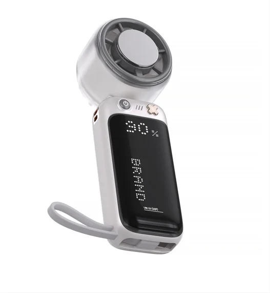 ZH-F2 Handheld Ice Cooling Fan - 4000mAh power bank, 199-speed